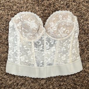 Beautiful vintage lace corset